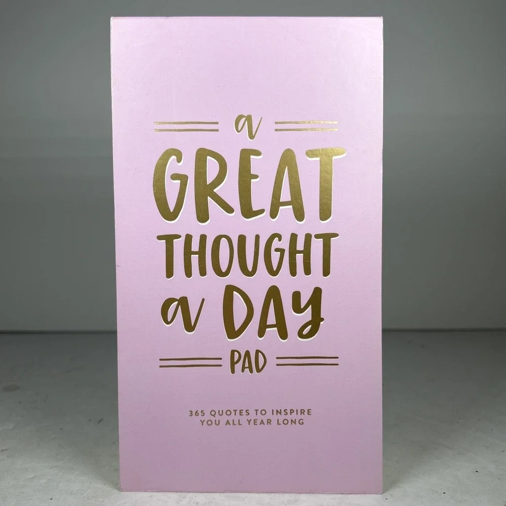 Eccolo A Great Thought A Day Pad 365 Quotes‎ To Inspire All Year Long - Pink